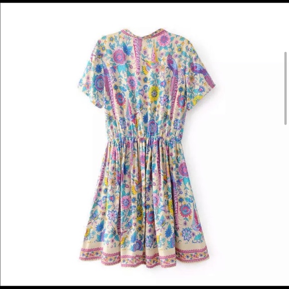 Spell Floral Bird Mini Dress Replica - Picture 3 of 8